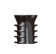 4 1/2 PDC Pengeboran Plastik Cored Non Rotating Cement Plug untuk Oil&Gas Well Cementing