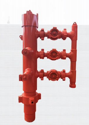9-5/8 'API Casing LTC BTC Buckle terhubung 54Mpa Tes Tekanan Double Plug Cementing Kepala Dengan Packing Kayu 635KG