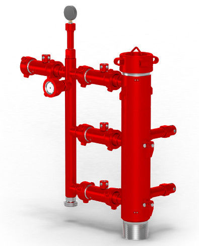 13-3/8 'API Casing BTC Buckle Terhubung Dengan Lapisan Double Plug Cementing Head Dengan Packing Kayu 810KG