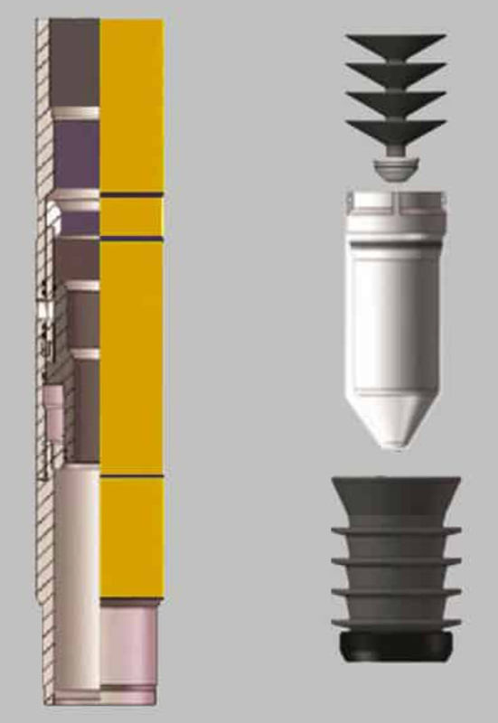 Api Mekanik dan Hidraulik OD 114.30mm minyak dan gas Well Cementing Stage Collar dengan C95 BTC