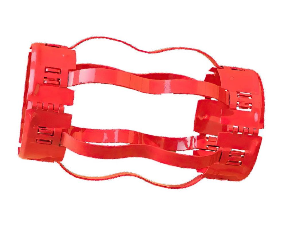 API 10D 4 1/2 Meningkatkan Kualitas Cementing Non-Welded Double Bow Casing Spring Centralizer untuk directional well bore