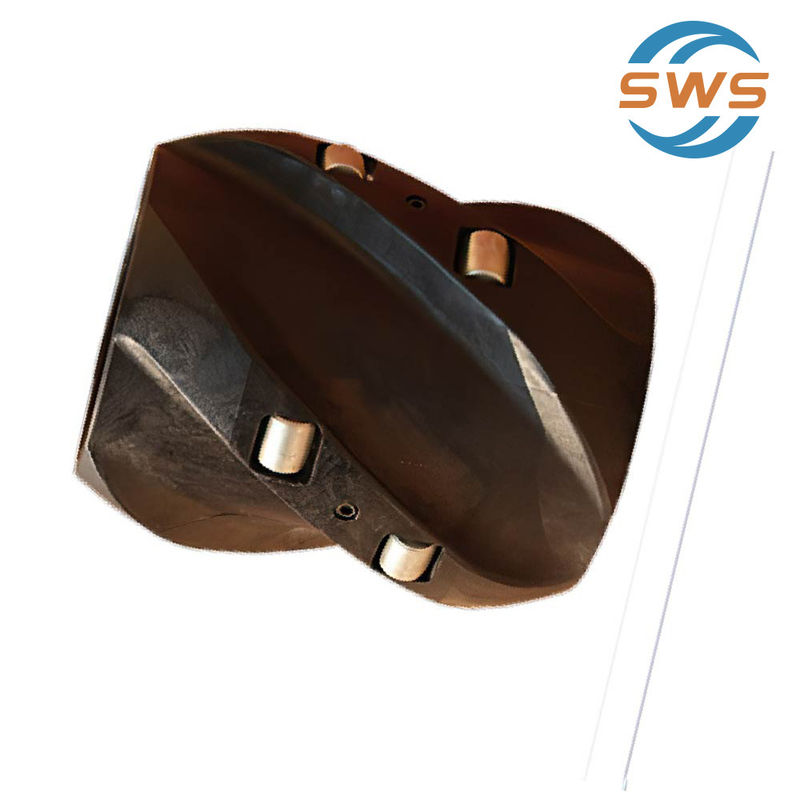 API 10D 4 1/2 Meningkatkan Kualitas Cementing Casing Spring Roller Centralizer untuk directional well bore