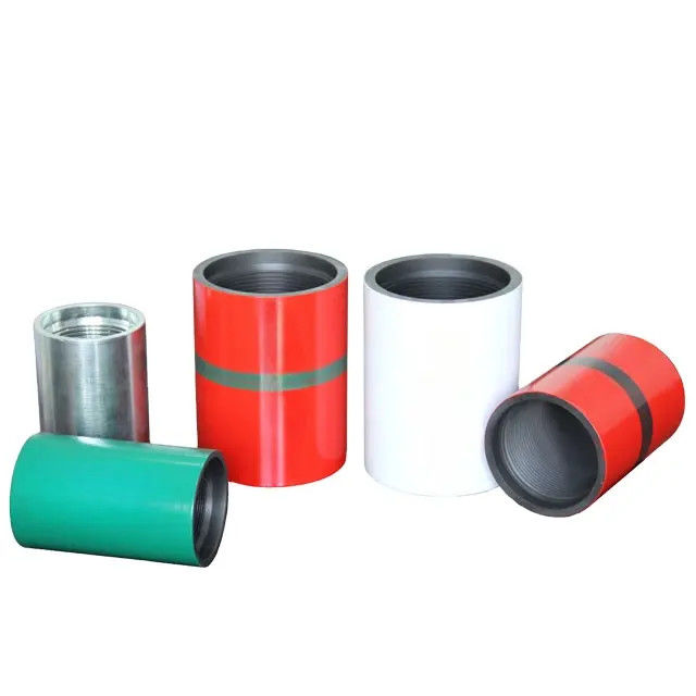 API 5CT Kopling Casing Minyak Pipa Tubing Menghubungkan Pipa Konektor Ekstrak Reservoir Bawah Tanah Minyak Gas Alam Uap Ho