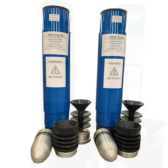 Standar API 4-1/2 N80 LTC 5.2 hingga 6.35 LB/FT Collar Mechanical Stage untuk lubang sumur vertikal dan sedikit menyimpang
