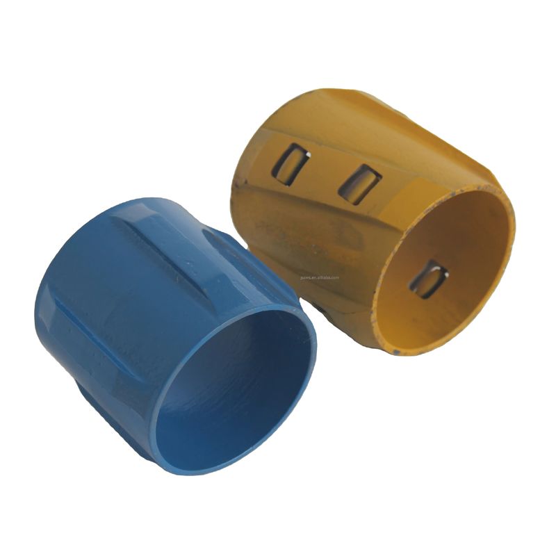 API 10D 4 1/2 Meningkatkan Kualitas Cementing Casing Spring Roller Centralizer untuk directional well bore