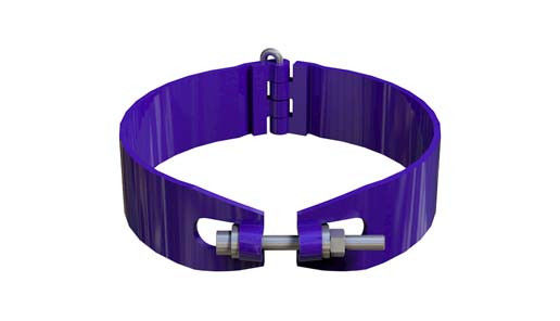 Standar API 8 1/8 Oil Well Use Sets Screw Type Stop Collar untuk Centralizer dengan Stand High Axial Forces.