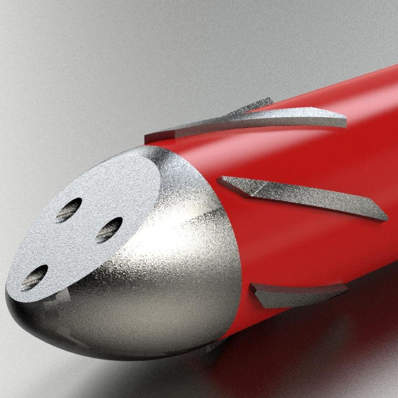 API Standar LTC P110 Standard Nose Float Shoe dengan 244.48mm OD untuk Industri Minyak dan Gas