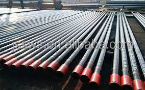 API 5CT Standard 4-1/2 BTC LTC N80 L80 Seamless Steel Tubing And Casing lengkap dengan safety ring dan dengan puting