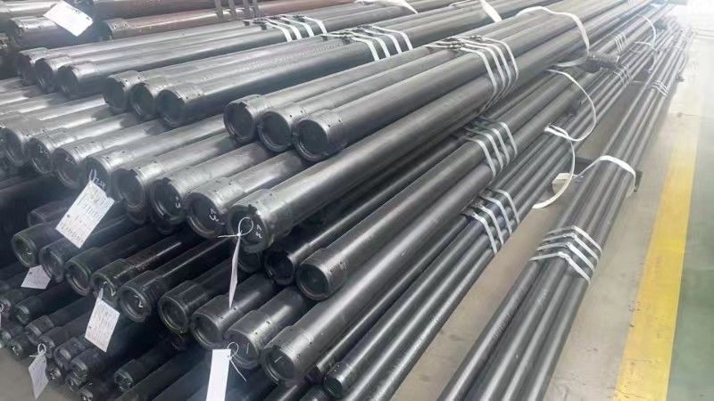 API 5CT Standar OD 9 5/8 47lb/ft N80 38' Casing Oil Joint Tubing dan Casing lengkap dengan safety ring dan dengan puting