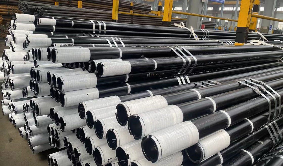 API 5CT Standard 5-1/2 STC P110 Carbon Seamless Steel Tubing dan Casing lengkap dengan safety ring dan dengan puting