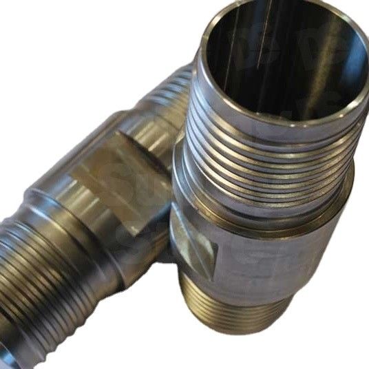 API ISO Standard 3-1/2 EUE x 6-5/8 LTC PIN x PIN L80-3CR Crossover Sub untuk pipa pengeboran sumur minyak