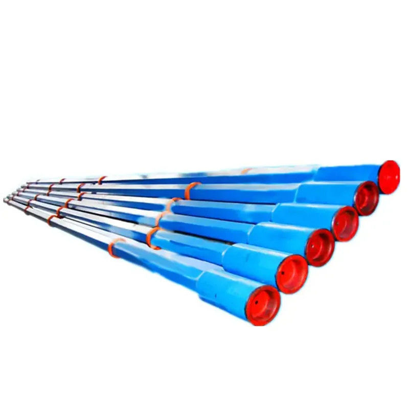 API 7-1 6 Inch 6-5/8 REG NC56 Hexagonal Rotary Kelly 3-1/2 ID Untuk Pengeboran Minyak dan Gas